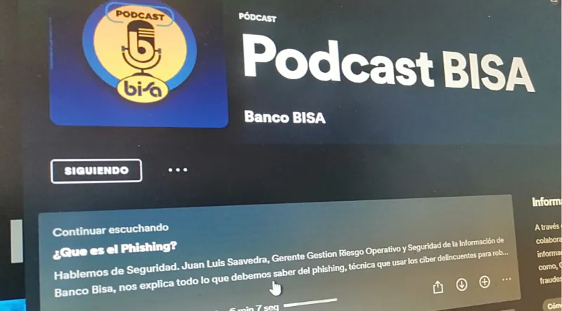 El BISA habla de seguridad con sus clientes y divulga consejos para enfrentar amenazas